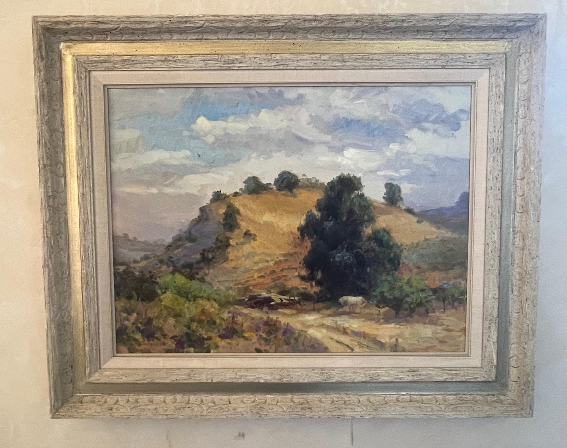 Contemporary Landscape Oil Painting by Pam Della In Good Condition In Ross, CA