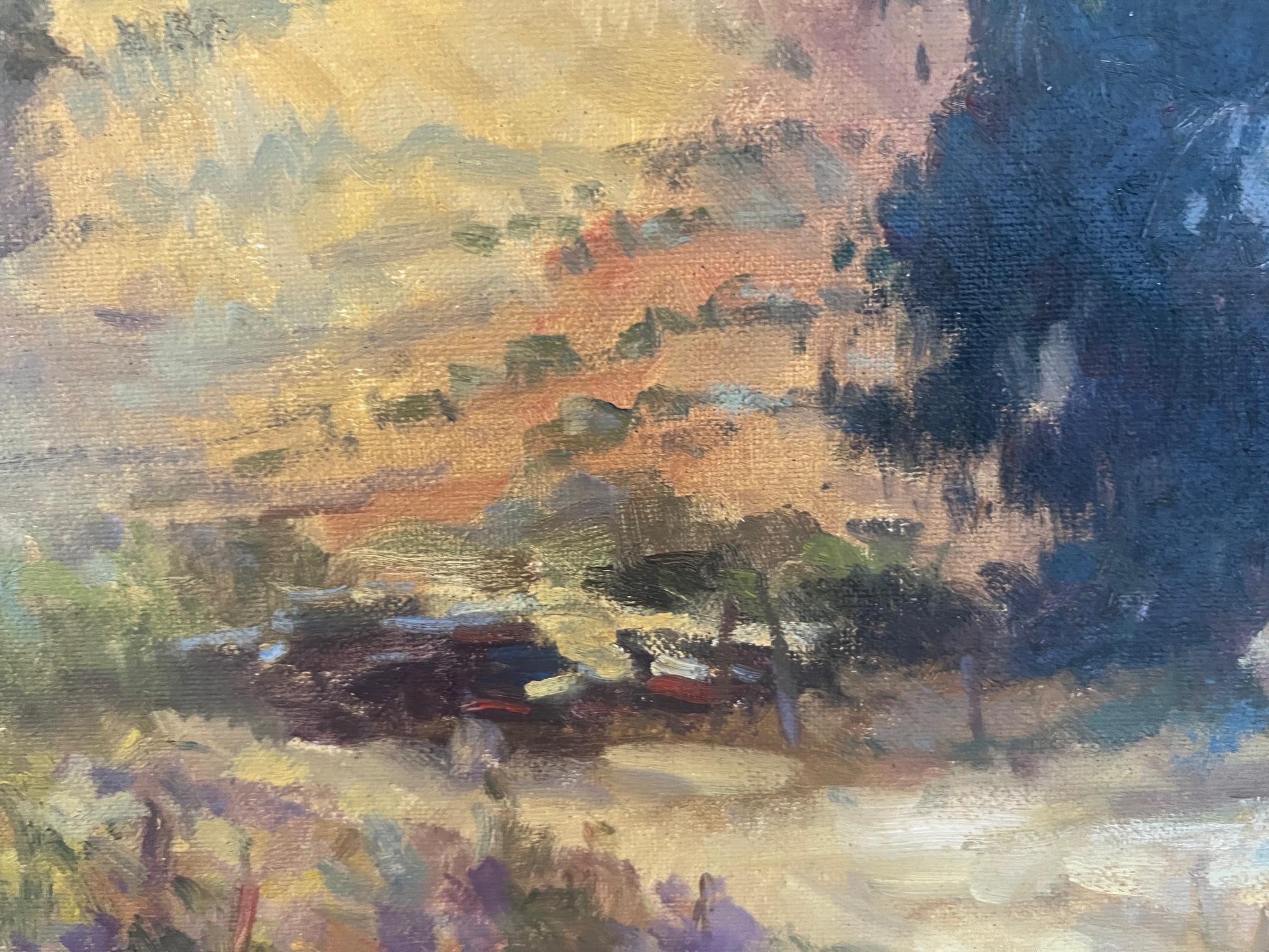 Contemporary Landscape Oil Painting by Pam Della 2