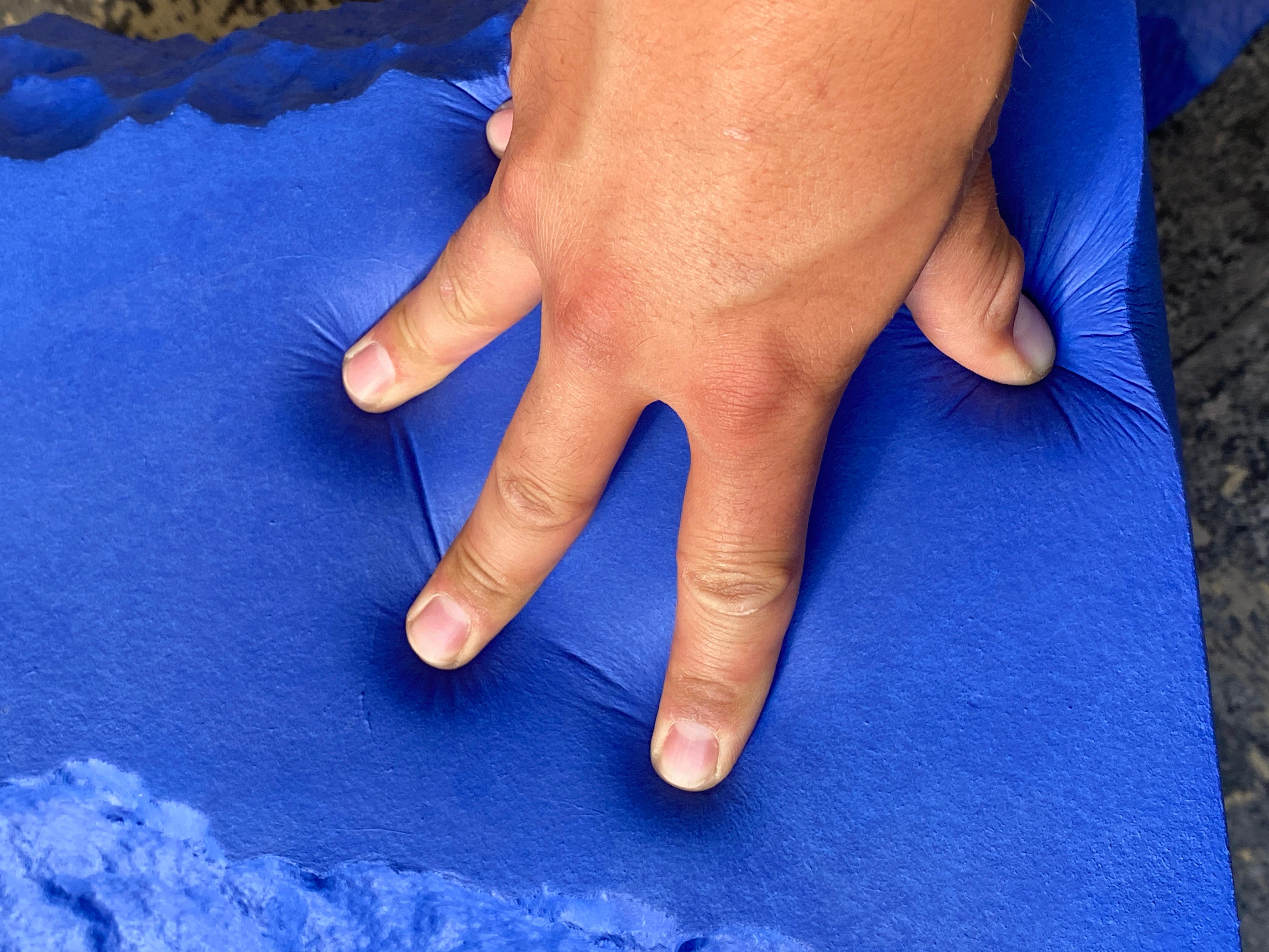 Contemporary Lapis Lazuli Seat in Foam For Sale 5