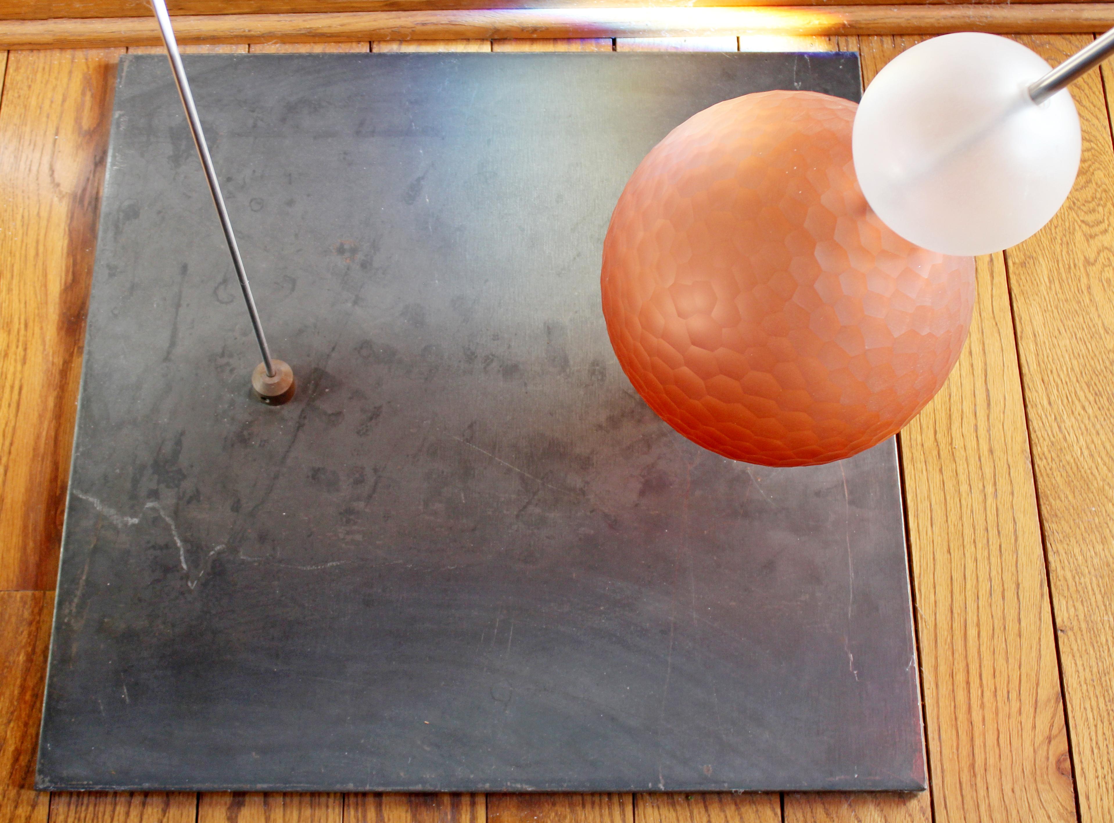 Contemporary L'arc de Spheres Art Glass Floor Sculpture Guggisberg & Baldwin 5