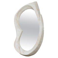Contemporary Large Ceramic Mirror by Natasha Dakhli