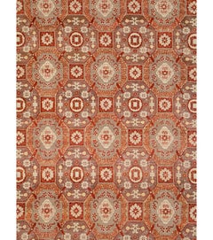 Contemporary Large Egyptian Carpet in the Khotan Style by Galerie Shabab
