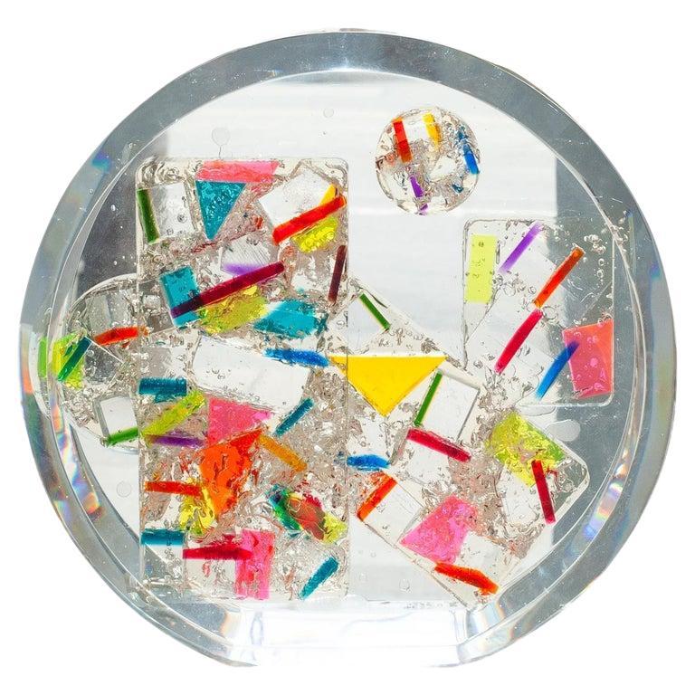 Contemporary Large Multicoloured Acrylic Sculpture