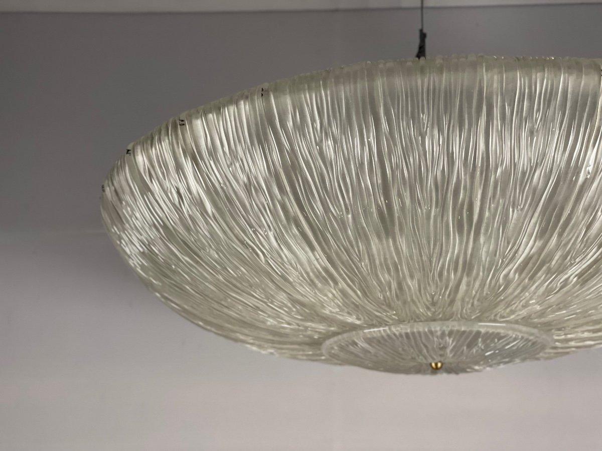 Contemporary Large Murano Glass Chandelier For Sale 8