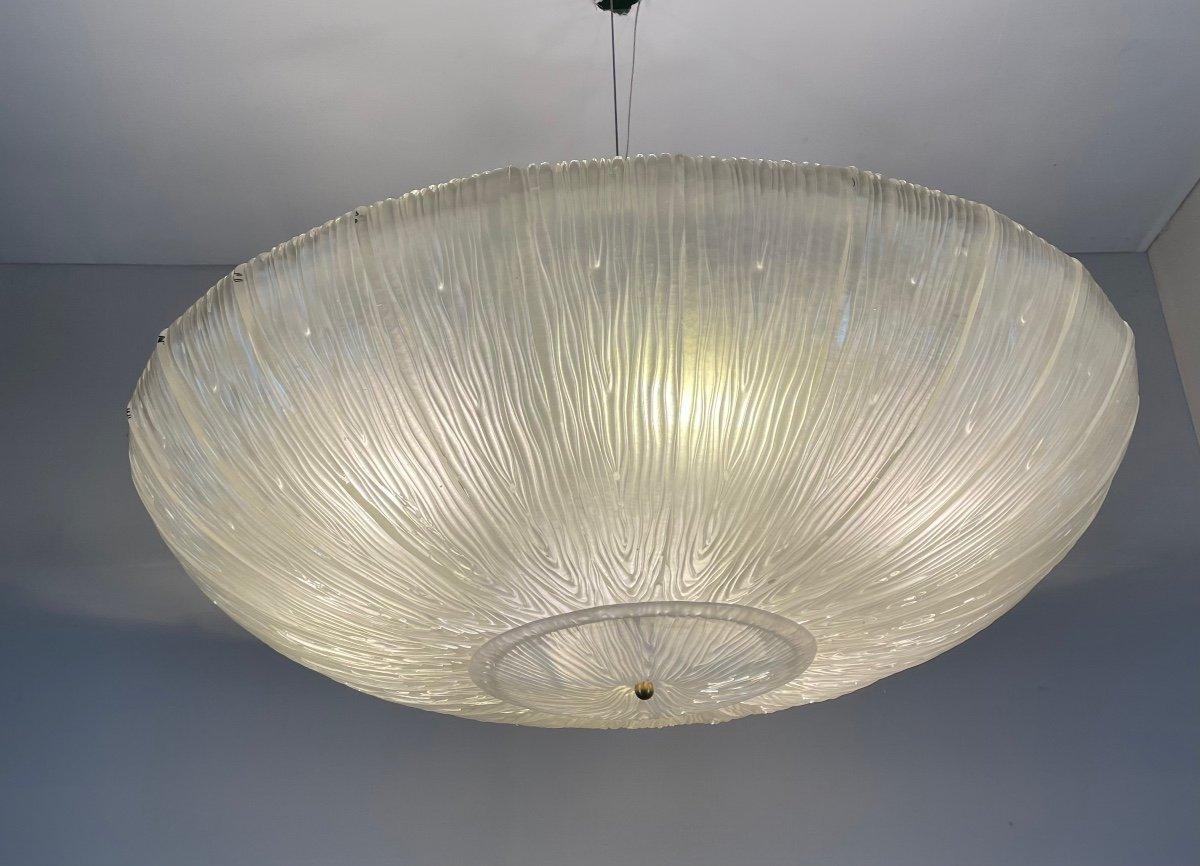 Contemporary Large Murano Glass Chandelier For Sale 9