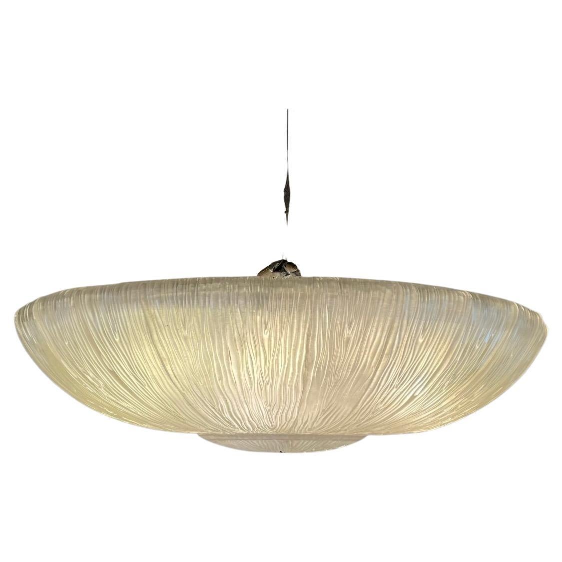 Contemporary Large Murano Glass Chandelier For Sale