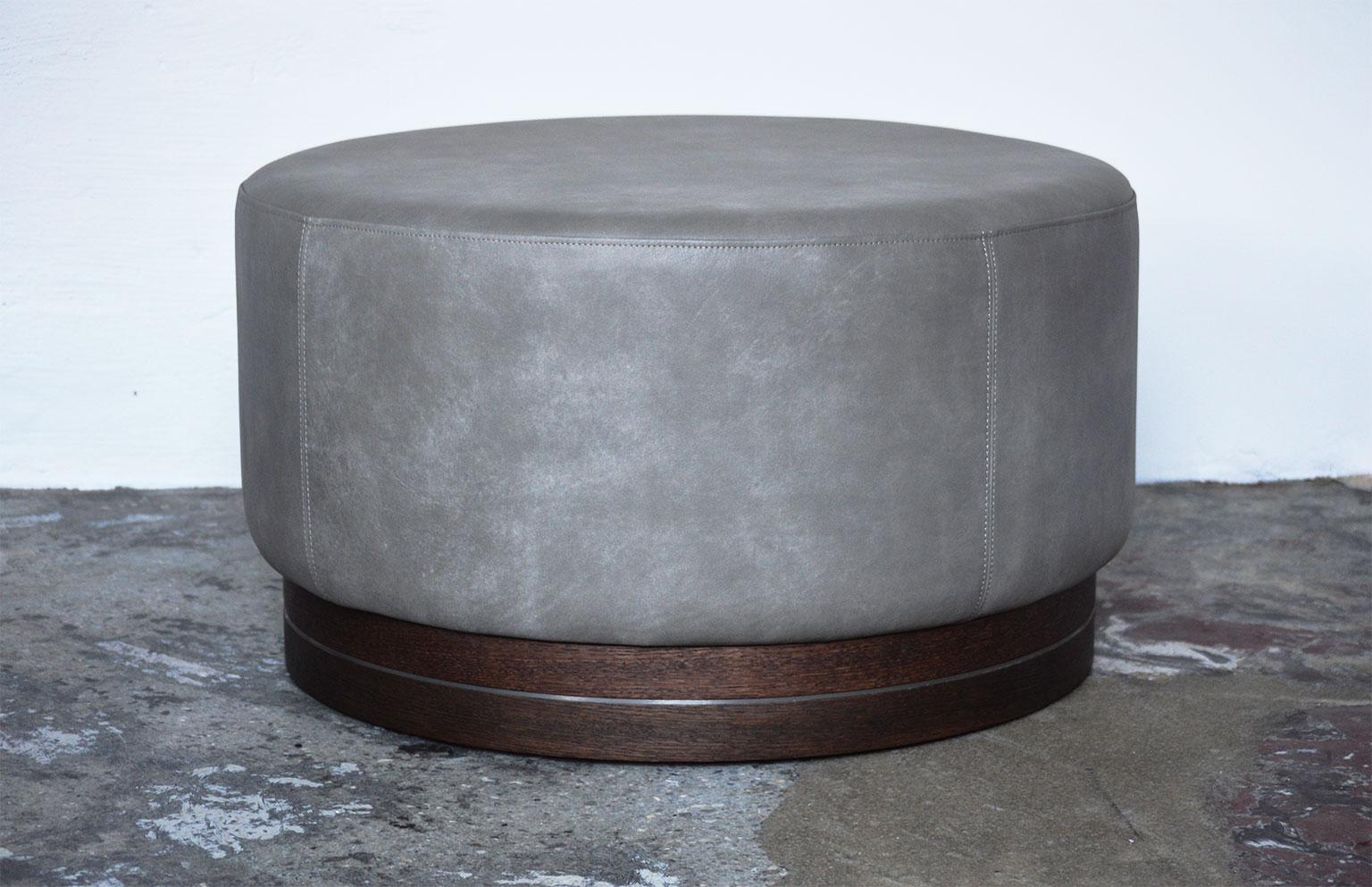 contemporary pouf