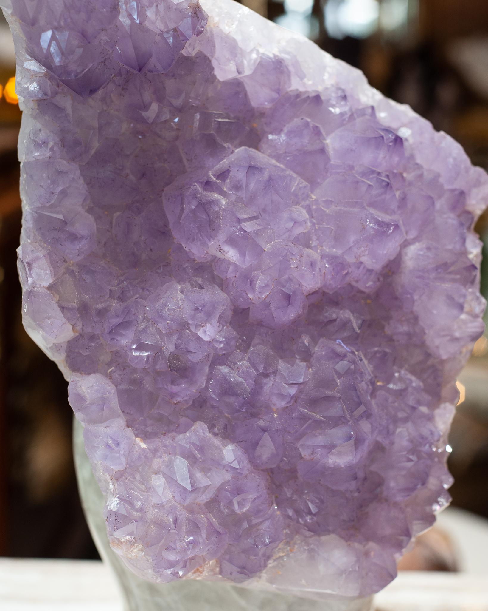 Contemporary Large Scale Carved Amethyst 