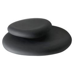Contemporary Large Sea Glass Bowl in Sand Cast Glass