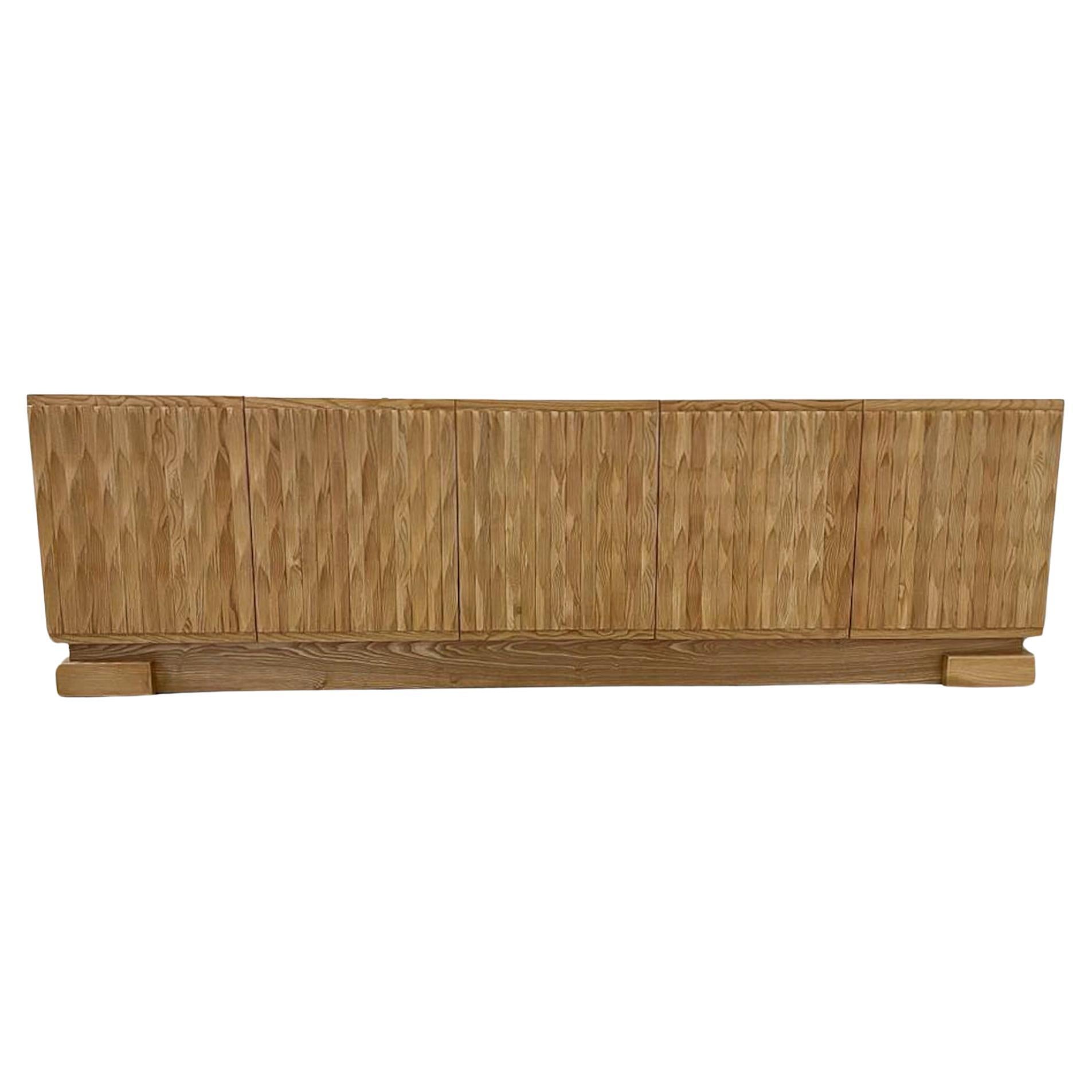 The Contemporary Large Sideboard im Stil von De Coene, Esche im Angebot