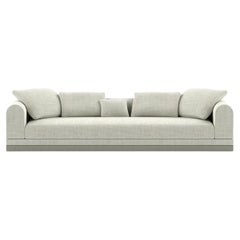 Contemporary Large Sofa 'Aqueduct' by Poiat, Fox 02, Low Plinth