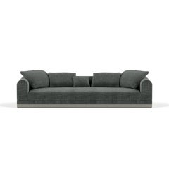 Contemporary Large Sofa 'Aqueduct' by Poiat, Yang 95, Low Plinth