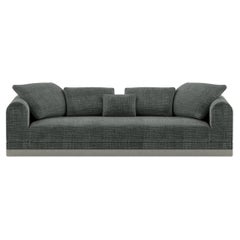 Contemporary Large Sofa 'Aqueduct' by Poiat, Yang 95, Low Plinth