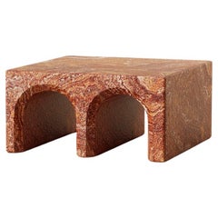 Table basse contemporaine Lätt 02 Red Onyx