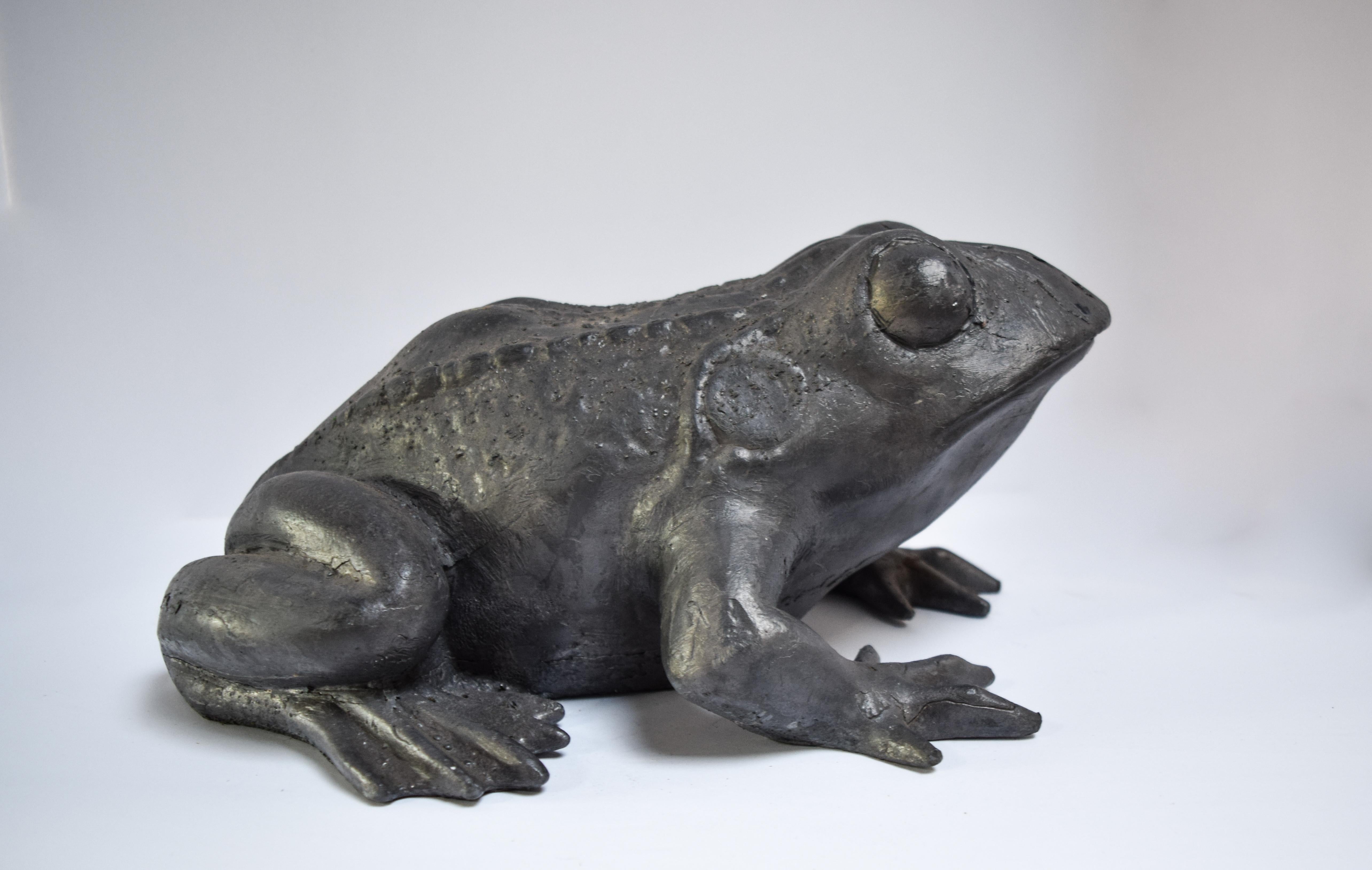 Contemporary Lead Frog In Good Condition In Bloomfield Hills, MI