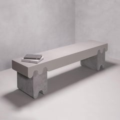 Zeitgenössische Lederbank, Ossicle N. 2 von Francesco Balzano für Giobagnara