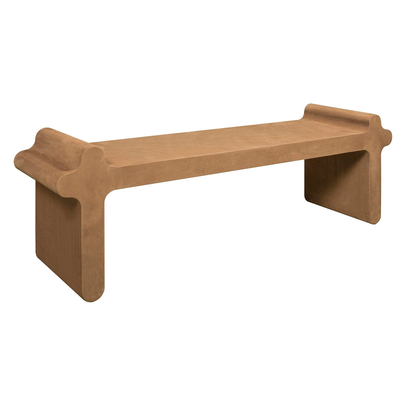 Banc en cuir contemporain Ossicle N.1 de Francesco Balzano pour Giobagnara