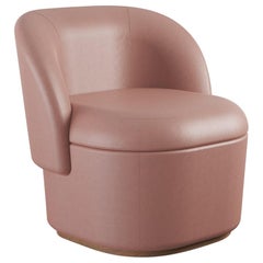 Contemporary Leather Bisou Armchair