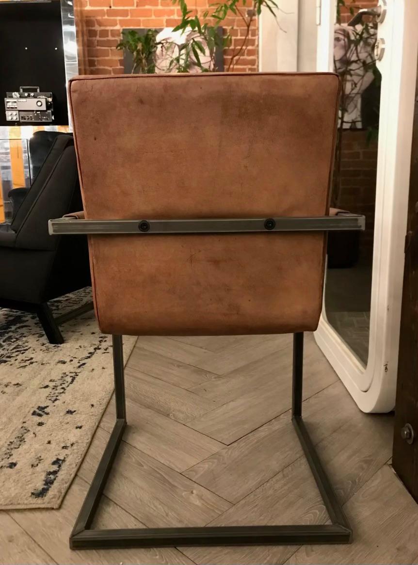 Contemporary Leather Chair For Sale at 1stDibs