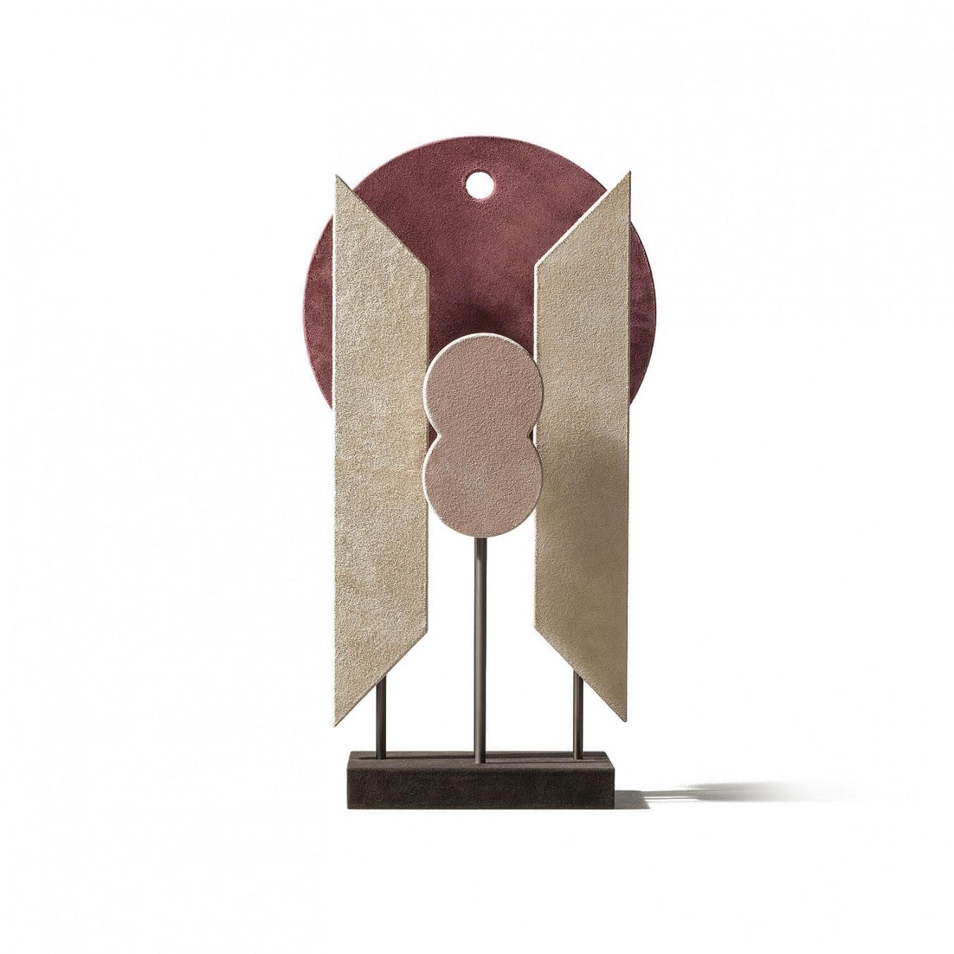 Italian Contemporary Leather Sculpture, Tabou 2 by Stephane Parmentier for Giobagnara For Sale