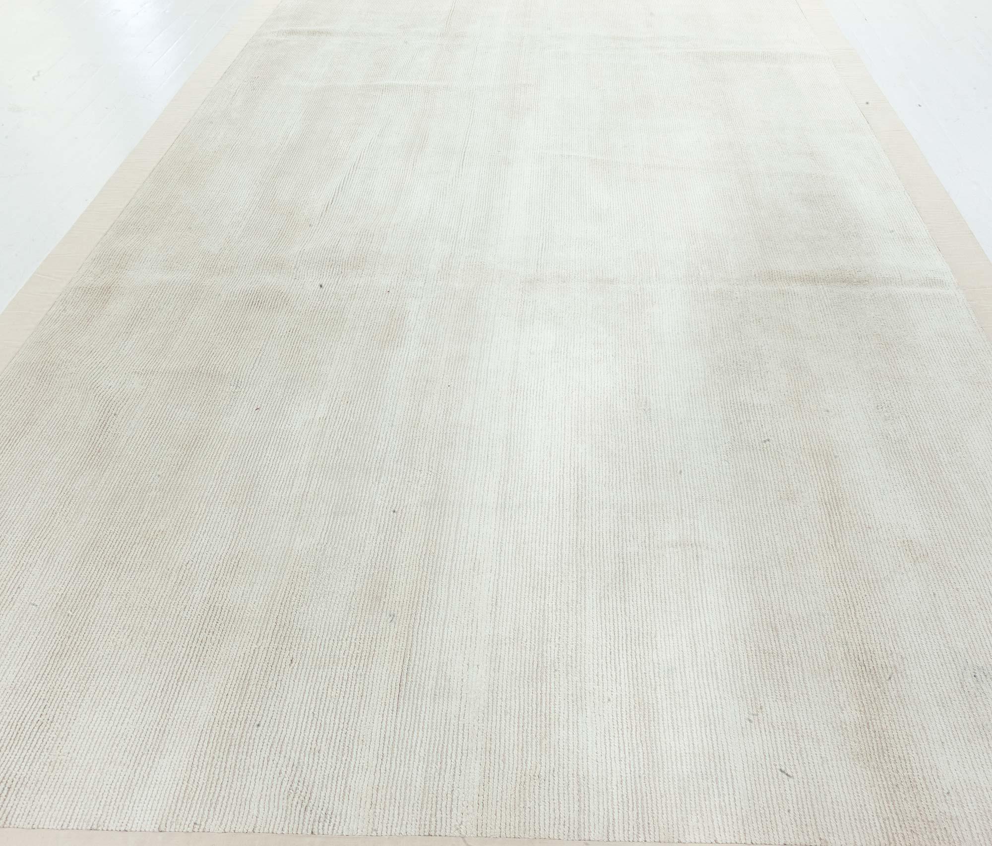 Contemporary Leather Silk Wool Hand Knotted Rug by Doris Leslie Blau
Size: 7'7