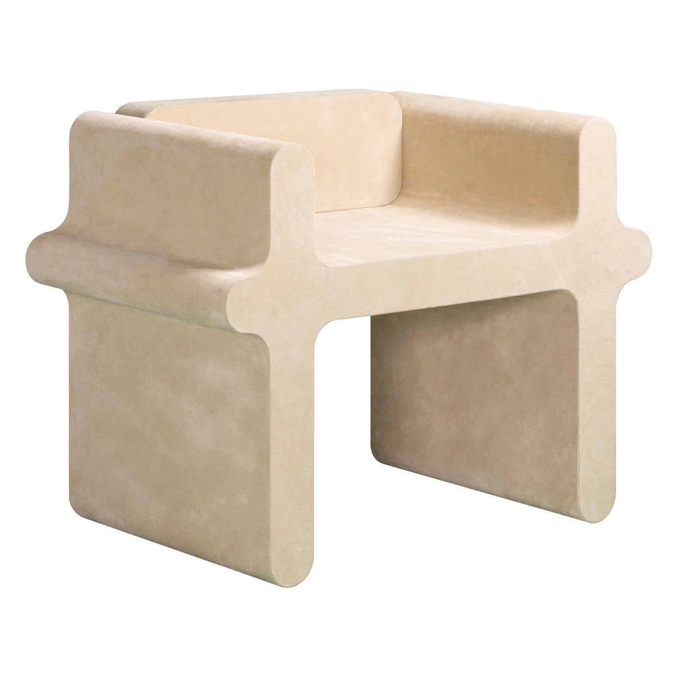 Contemporary Leather Stool, Ossicle N.2 by Francesco Balzano for Giobagnara
