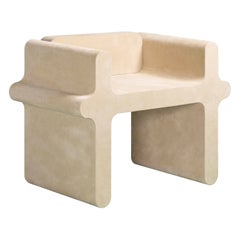 Contemporary Leather Stool, Ossicle N.2 by Francesco Balzano for Giobagnara