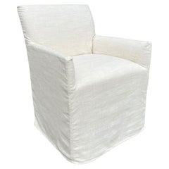 Contemporary Lee Industries Slipcovered Dining Chair