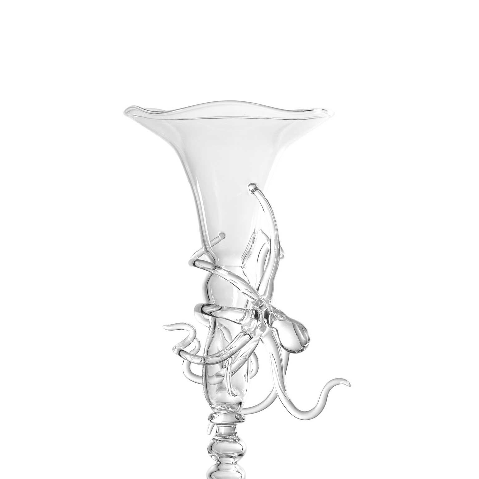Gobelet à pieuvre contemporain Leggerezza Octopus Sculptural en verre soufflé à la bouche #06 Neuf - En vente à Camisano Vicentino, IT