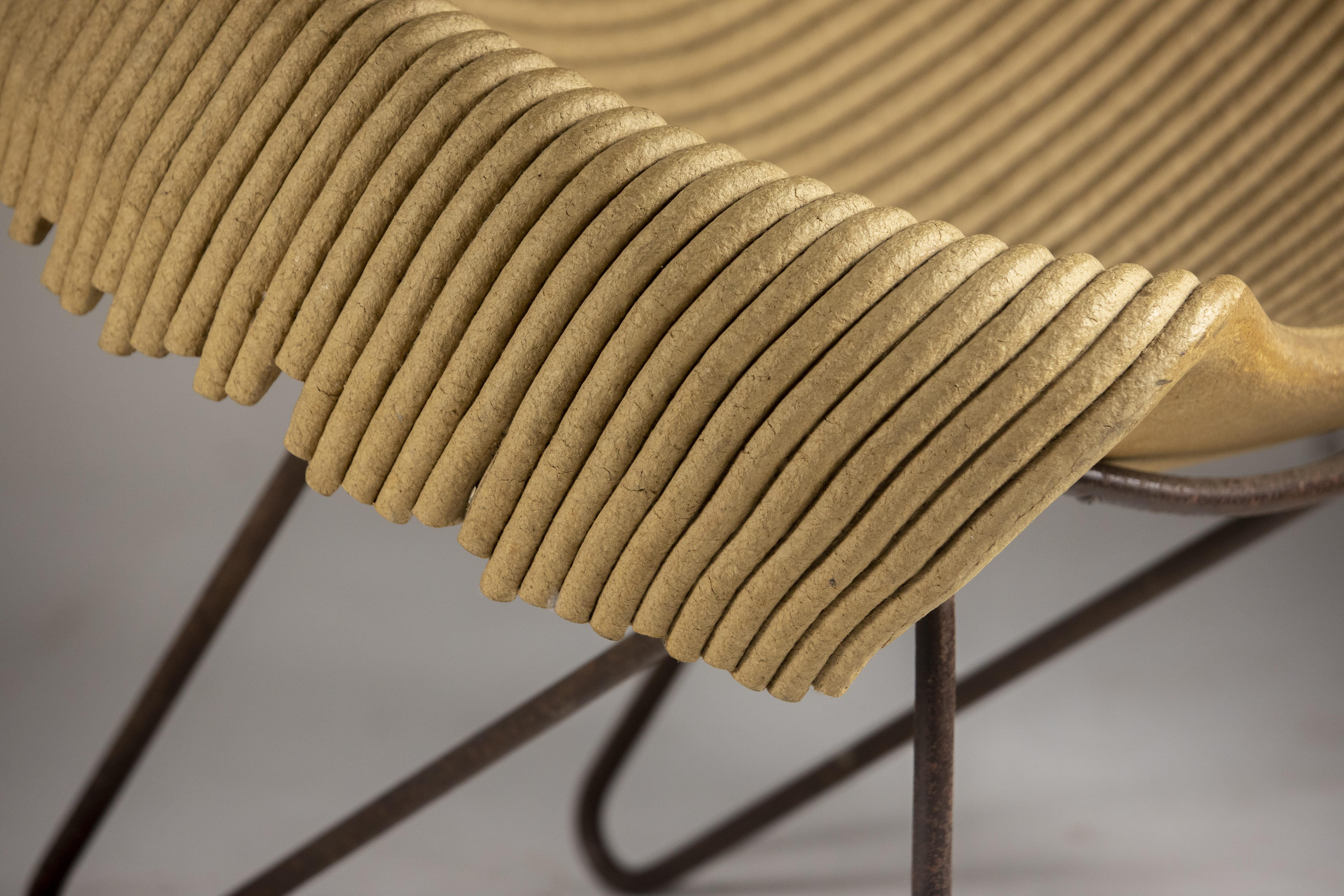 Hand-Crafted Contemporary Leiras Lounge Chair by Domingos Tótora, Brazil, 2013 For Sale
