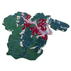 Contemporary Leo Rydell Jost Nepal Wool Handmade Colorful Carpet