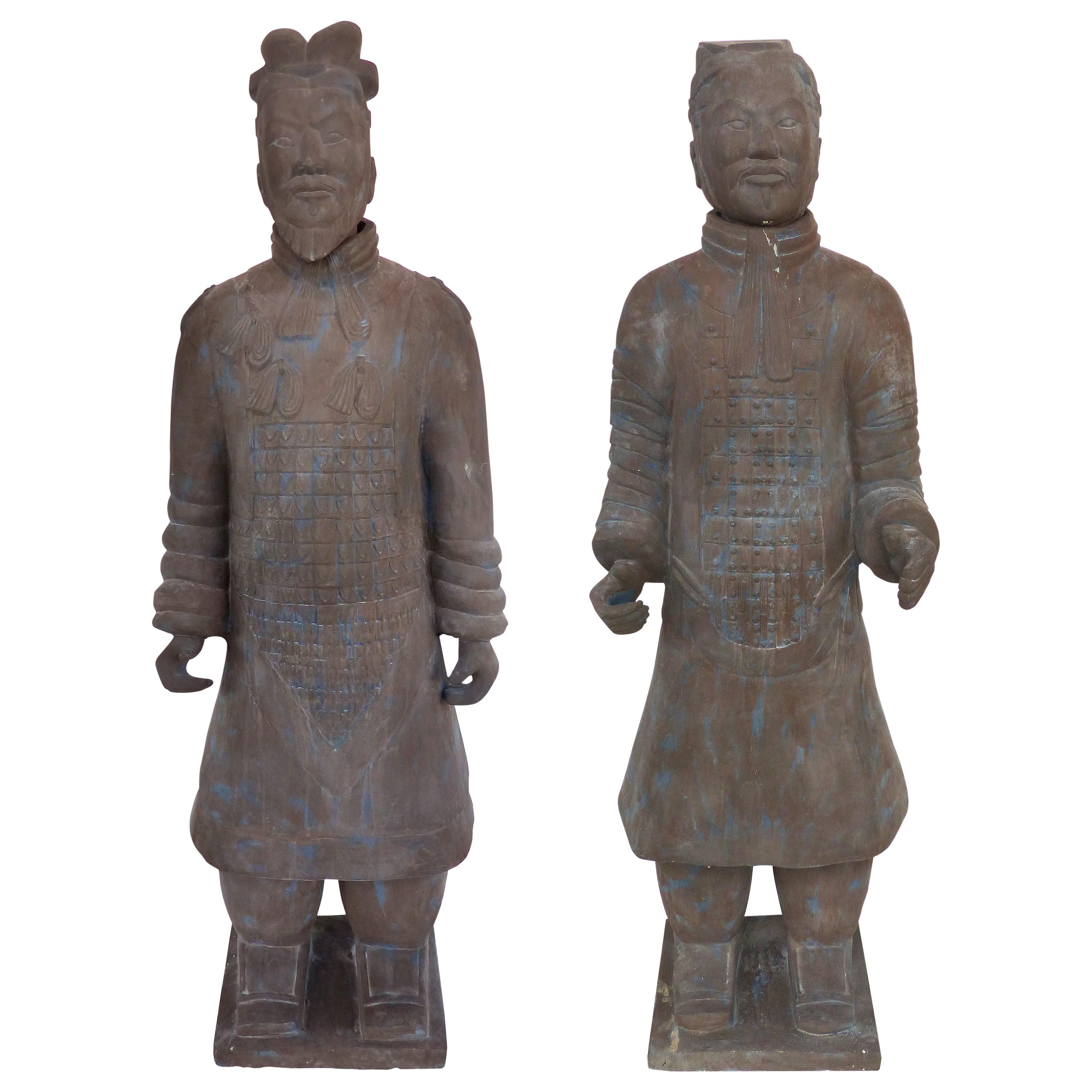 Contemporary Life-Size Chinese Terracotta Army Warriors