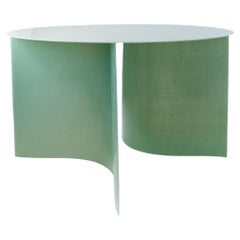 Contemporary Light Green Fiberglass, New Wave Dining Table 100 D, by Lukas Cober