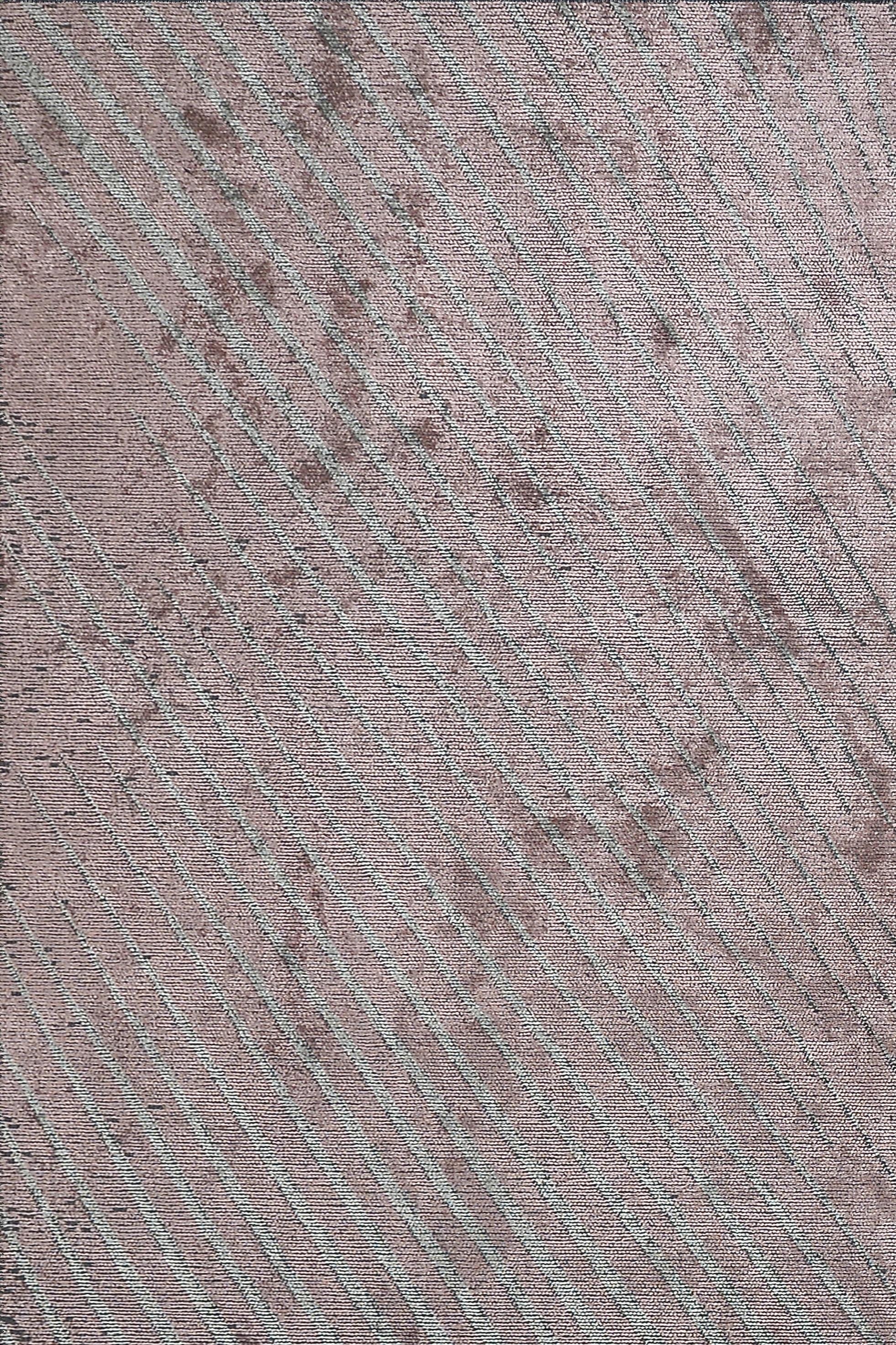 Zeitgenössischer lila-silber-grauer Chevron Chenille High Performance Teppich auf Lager (Handgefertigt) im Angebot