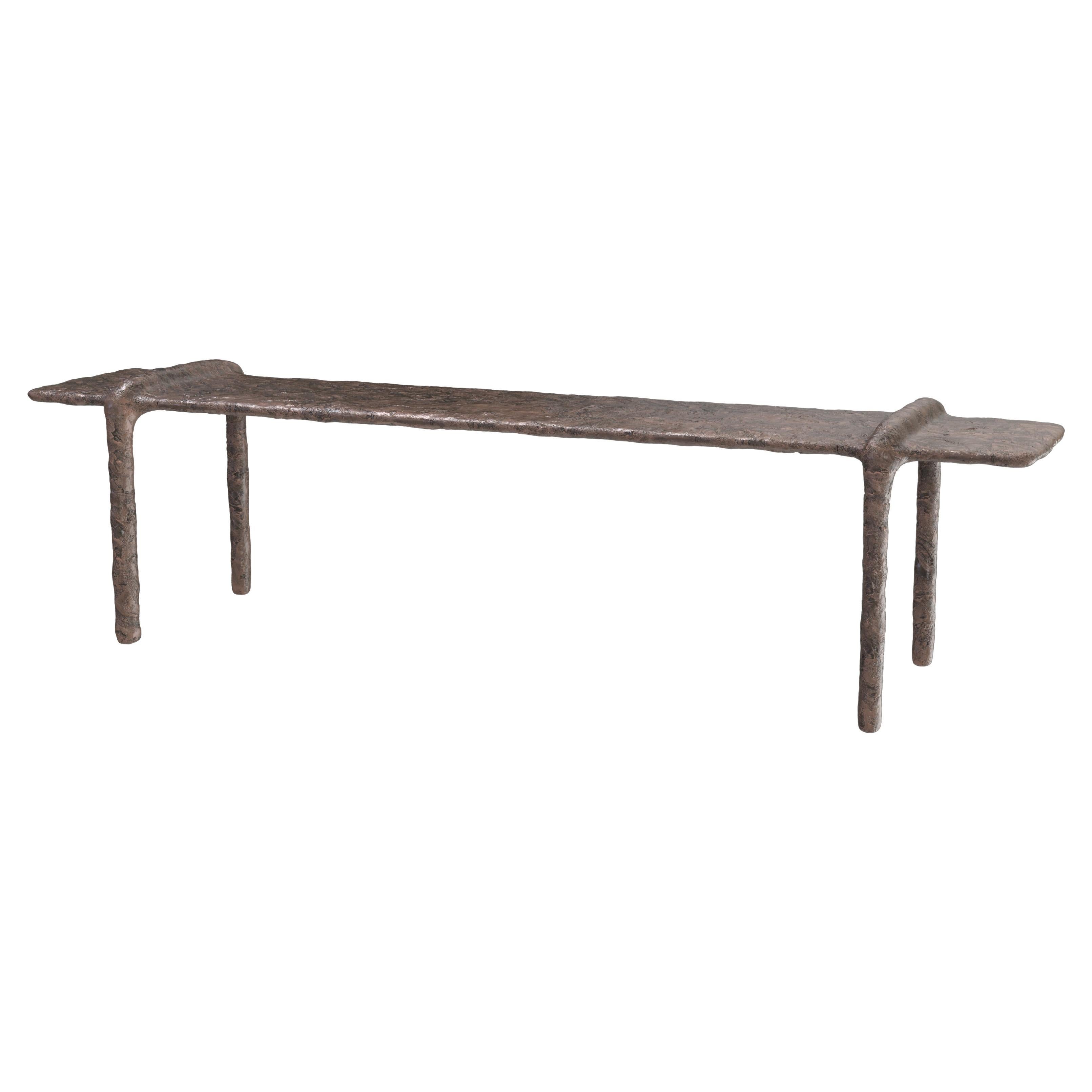 Contemporary Limited Edition Bronze Low Table, Ala V2 by Edizione Limitata For Sale