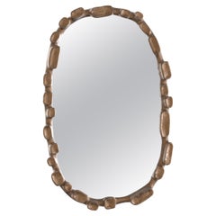Contemporary Limited Edition Bronze Mirror, Mare V2 by Simone Fanciullacci