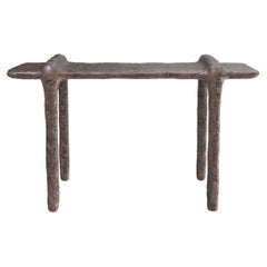 Contemporary Limited Edition Bronze Side Table, Ala V1 by Edizione Limitata