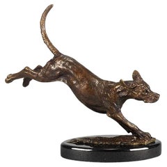 Étude contemporaine en bronze à édition limitée intitulée Grayling par Steve Winterburn