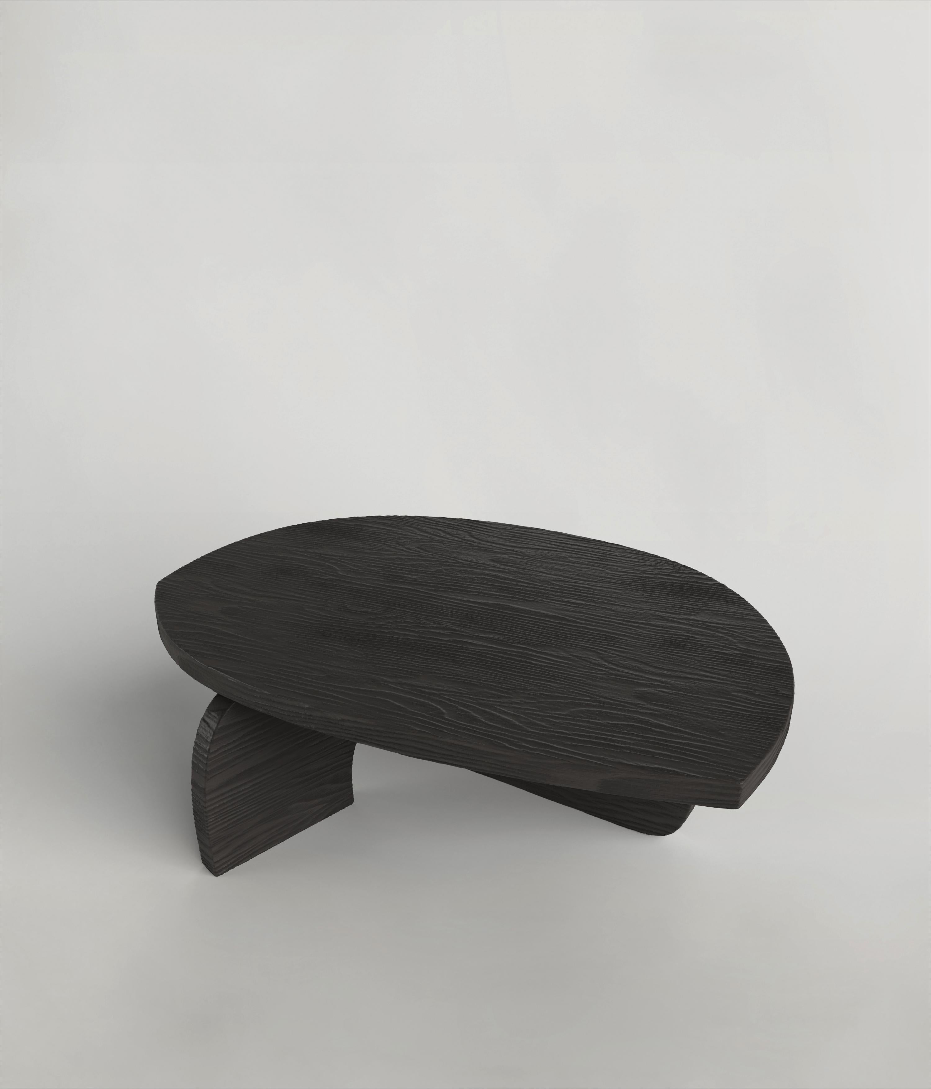 Contemporary Limited Edition Charred Low Table, Reef V3 by Edizione Limitata For Sale 2