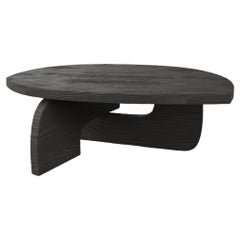 Table basse contemporaine en édition limitée, Charred, Reef V3 by Edizione Limitata