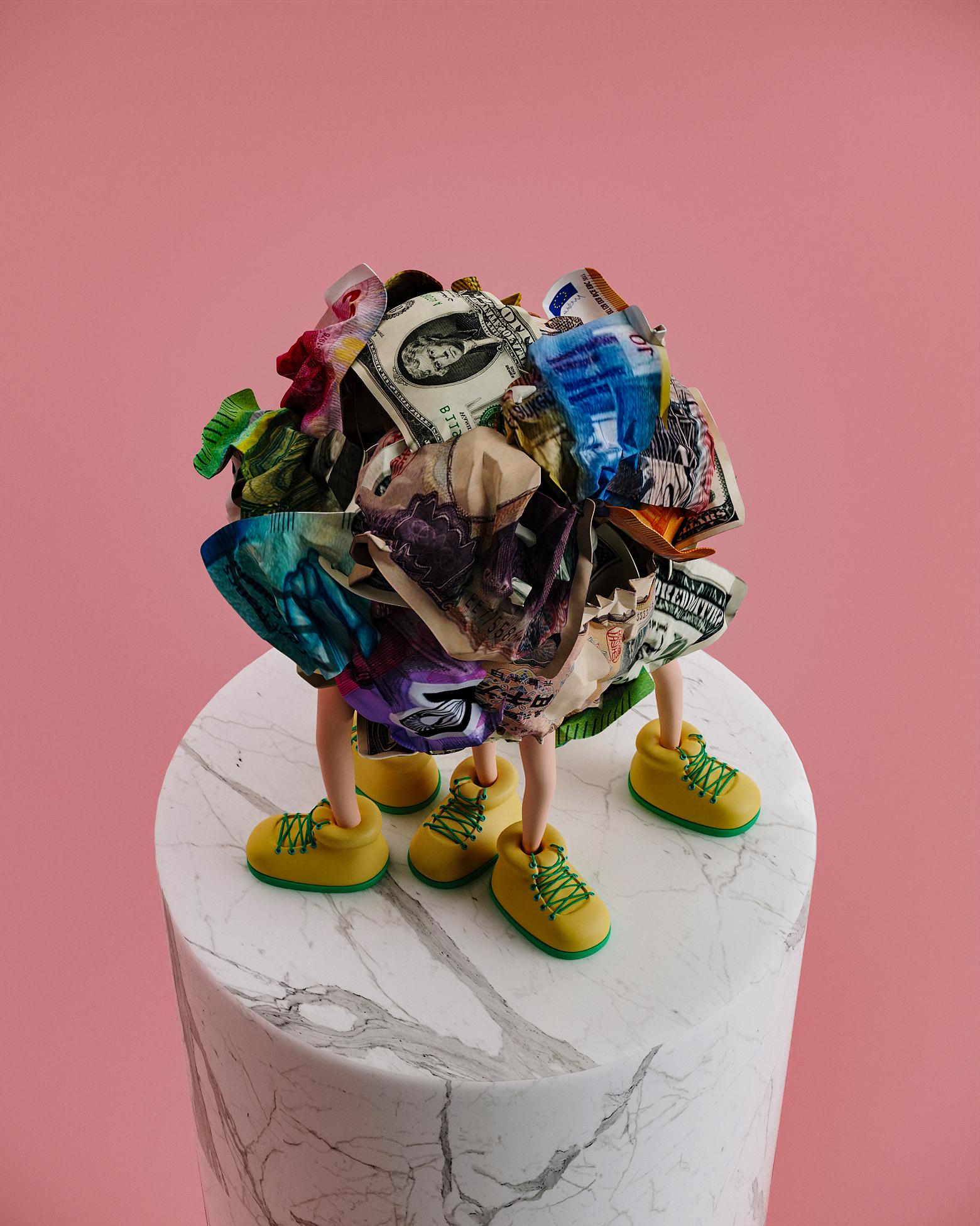Escultura contemporánea de edición limitada 