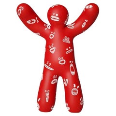 Contemporary Limited Edition Designer 25 cm Skulptur Red Fear von Taras Yoom