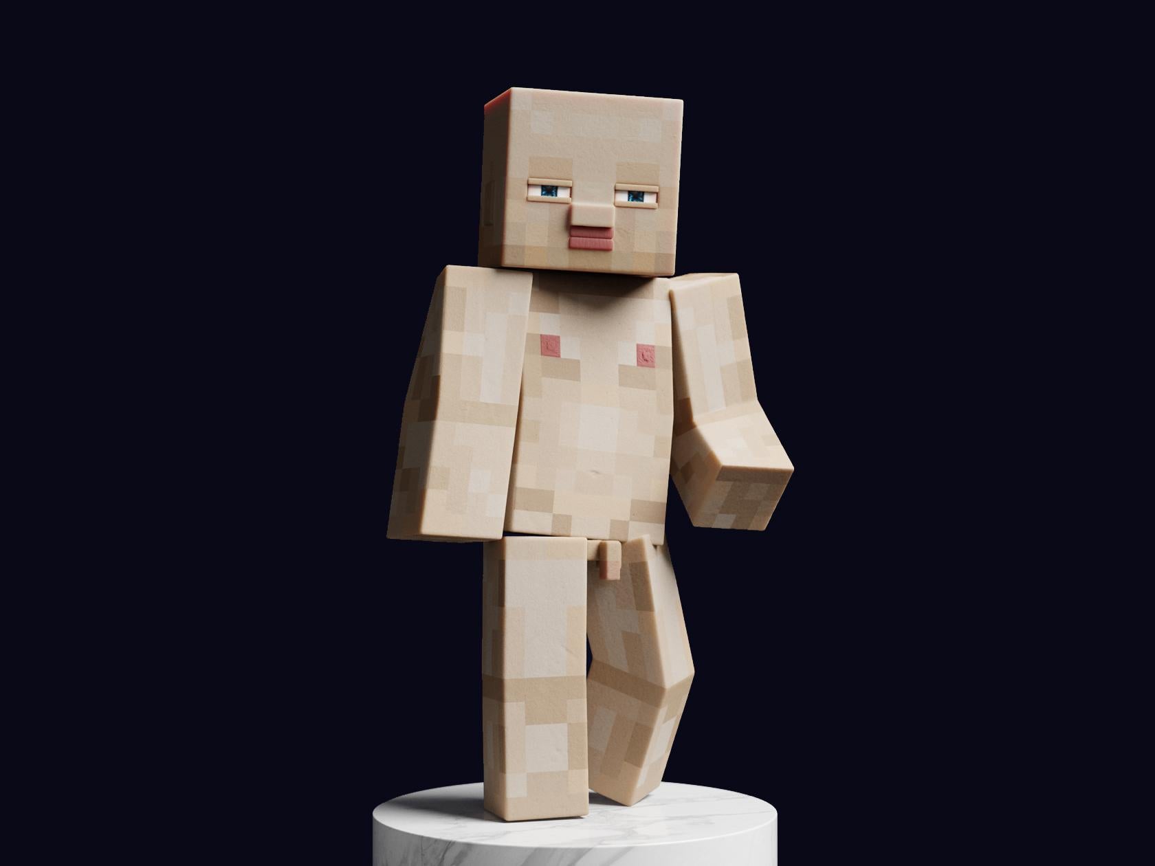 Scultura cubo Dude di Taras Yoom in edizione limitata, 70 cm, di design contemporaneo In condizioni Nuovo in vendita a วัฒนา, TH
