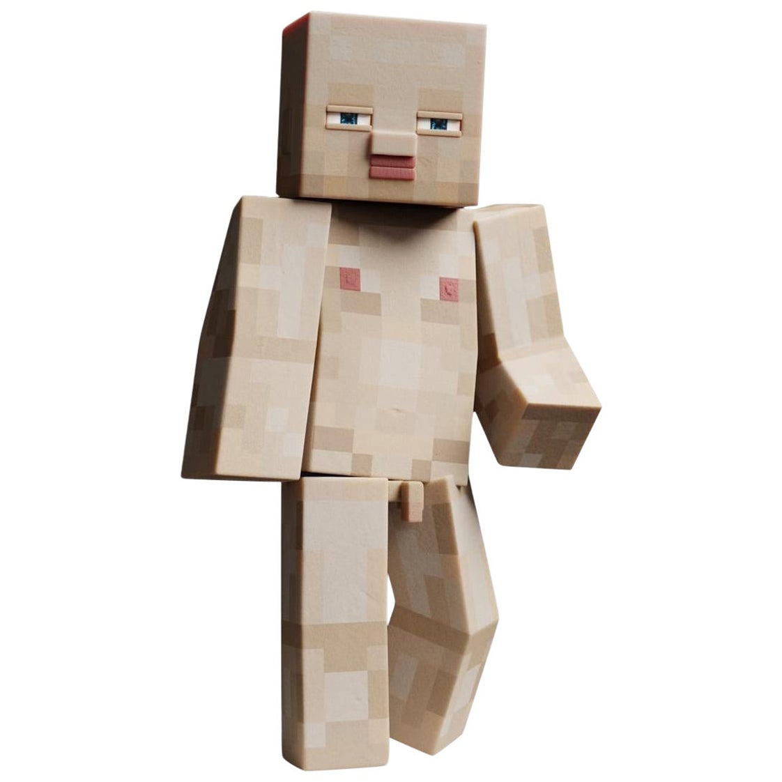 Contemporary Limited Edition Designer 70 cm Skulptur Cube Dude von Taras Yoom im Angebot