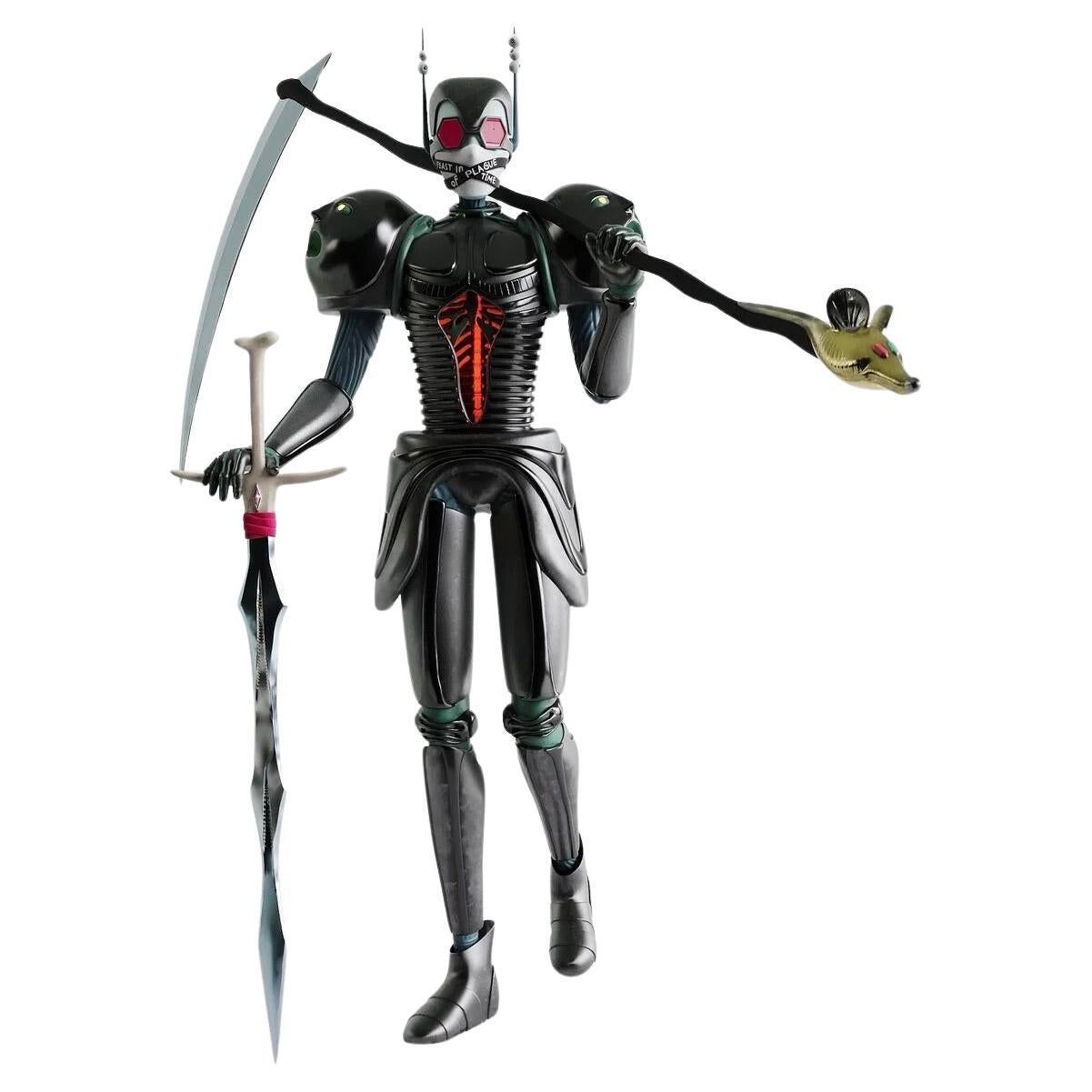 Figura Contemporánea de Edición Limitada en Técnica Mixta Caballero Cazador de Cabezas Por Taras Yoom en venta