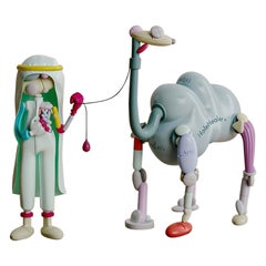 Contemporary Mixed Media Sculpture Desert Pillman von Taras Yoom in limitierter Auflage
