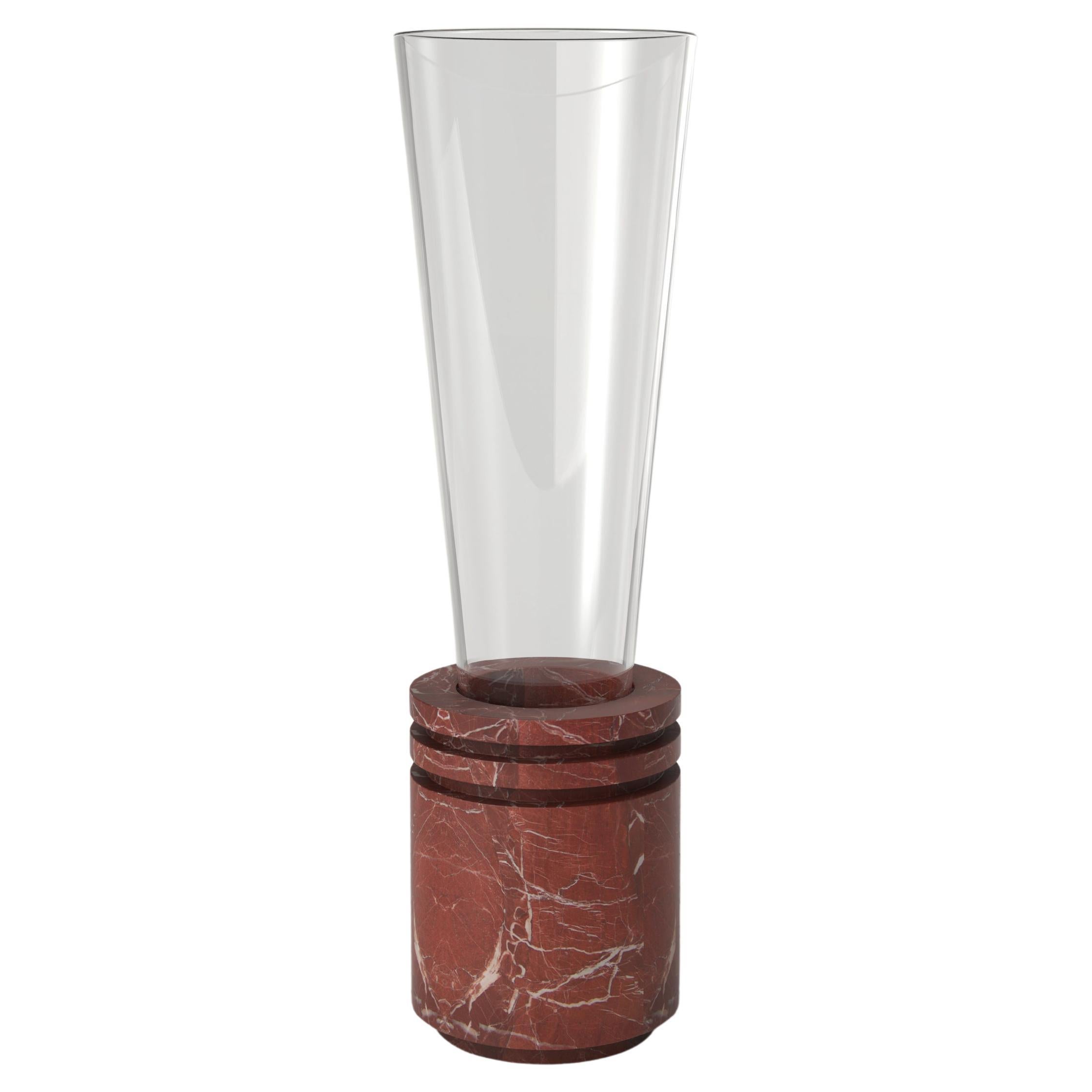 Contemporary Limited Edition Granite Stone Vase, Palazzo V2 by Edizione Limitata For Sale at 1stDibs