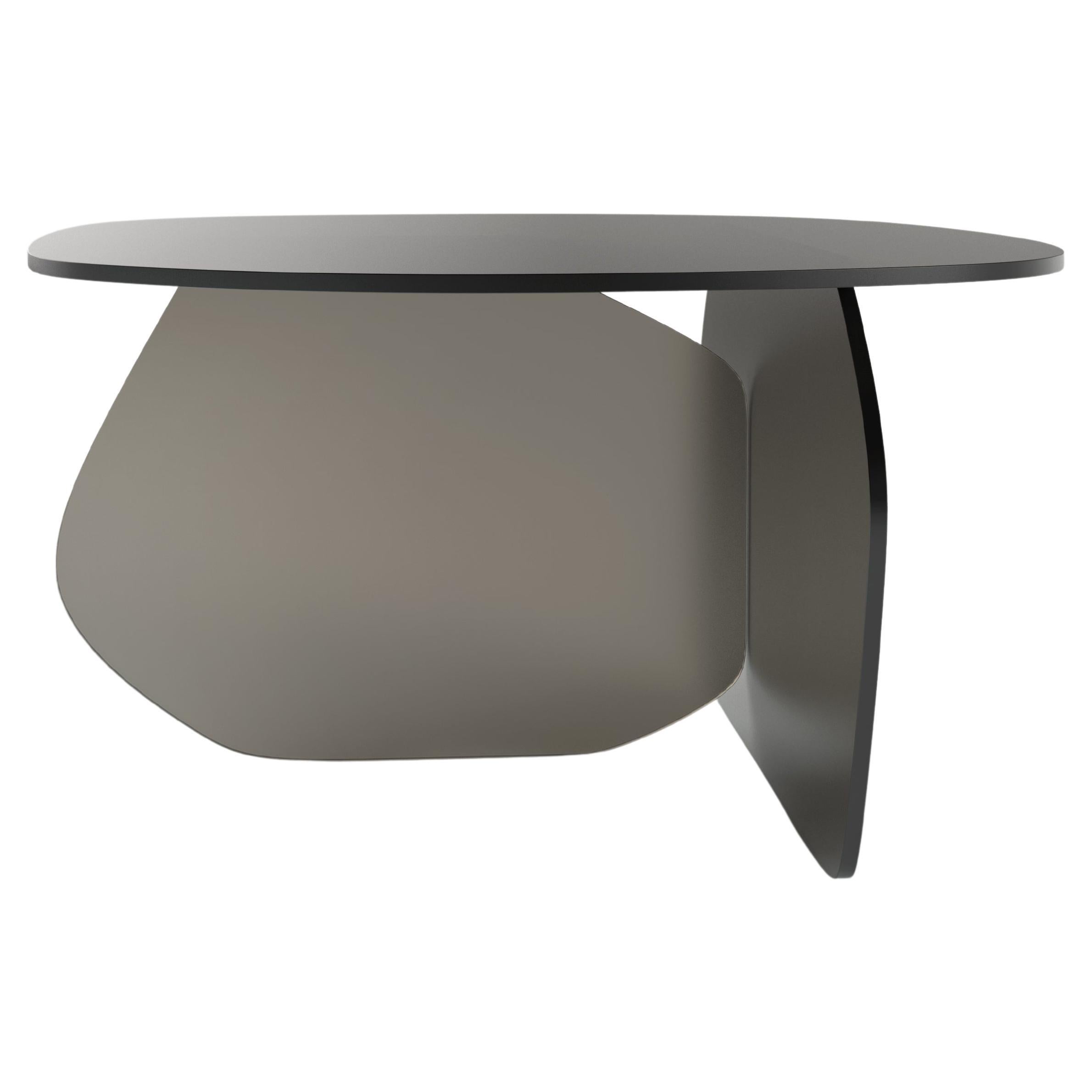 Limited Edition Bronzed Glass Table, Panorama V2 by Edizione Limitata