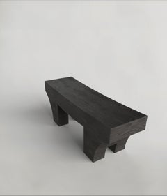 Contemporary Limited Edition Signed Charred Bench, Mhono V2 by Edizione Limitata