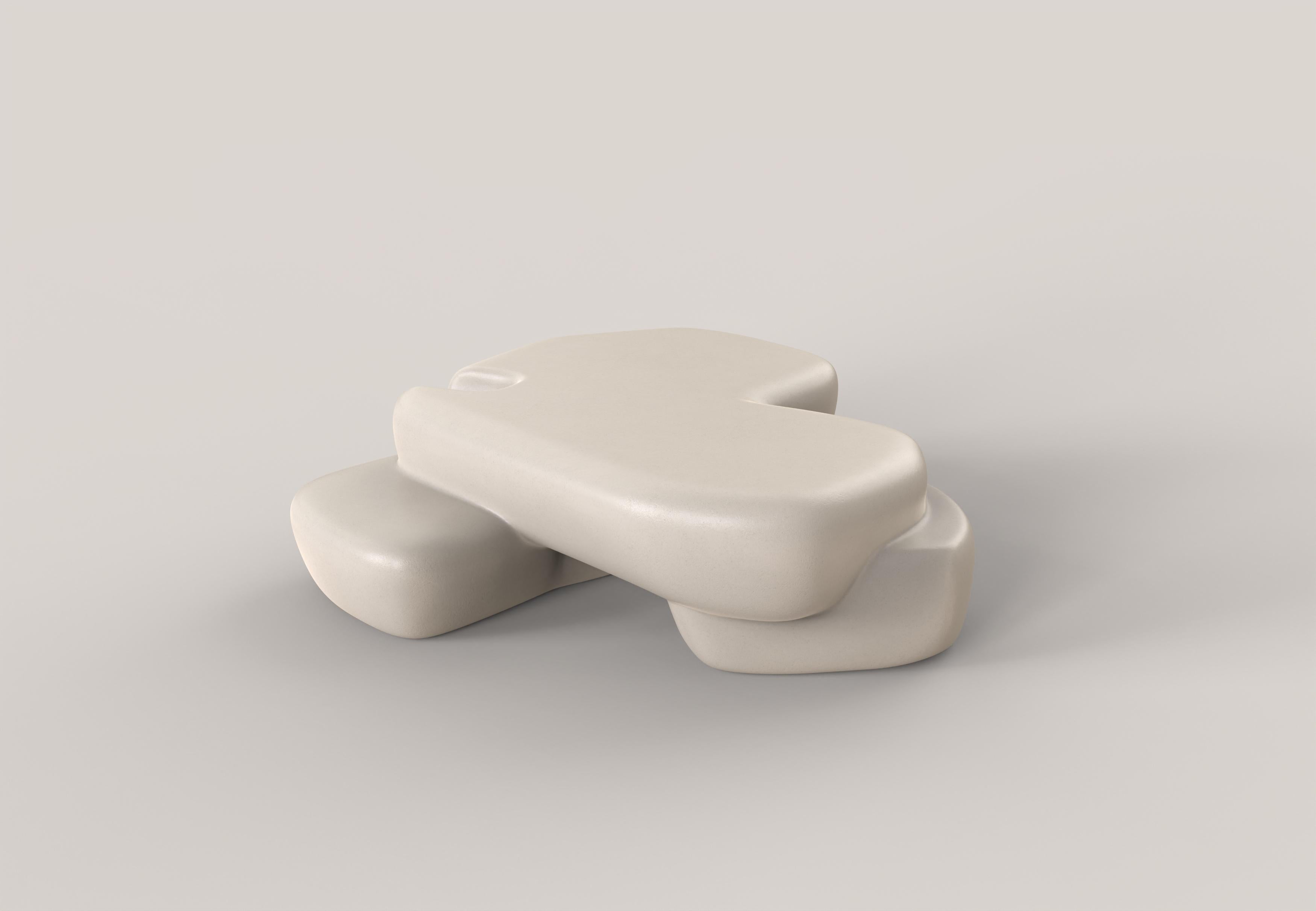 Painted Contemporary Limited Edition Signed Coffee Table, Ava V1 by Simone Fanciullacci For Sale